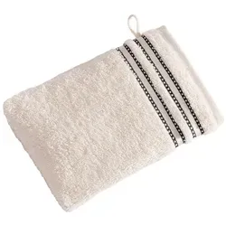 Vossen Waschlappen Cult de Luxe 16 x 22 cm Baumwolle Beige in beige von Vossen