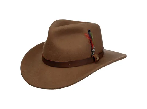 Stetson Cowboyhut (1-St) Cowboyhut mit Lederband von Stetson