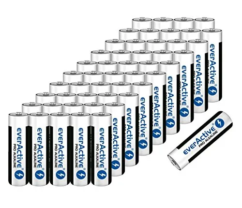 Batterien Mignon AA LR6 Alkaline Vorratspack 50 Stück everactive Markenqualität