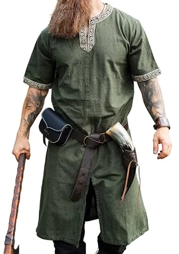 Leonardo Carbone® Kurzarm Tunika Richard in grün von Leonardo Carbone