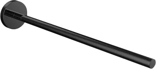 Emco round Handtuchhalter 1-armig 30 cm, schwarz in schwarz von Emco