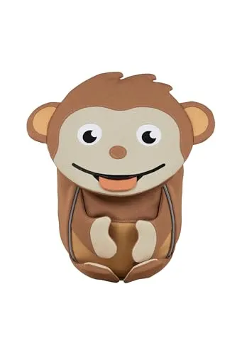 Affenzahn Kleiner Freund Kindergarten-Rucksack - Ergonomisch und Reflektierend - Schulranzen für 1-3 Jährige mit höhenverstellbarem Brustgurt, kinderleichtem Verschluss und Namensschild. Umweltfreundlich aus recycelten PET-Flaschen, ideal für kleine Entdecker!
