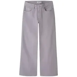 Name It 5-Pocket-Hose NKFROSE WIDE TWI PANT 1115-TP NOOS Baumwollmischung, regular fit, verstellbarer Bund lila 116