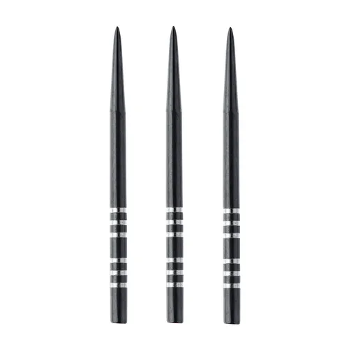 Winmau Points - Stahlspitzen Dart Point Re-grooved Schwarz 41mm (Steel Dart)