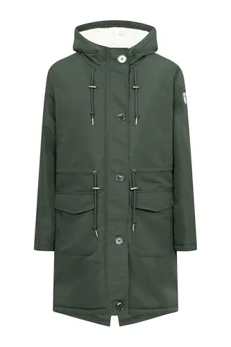 Derbe Winterjacke Festholm Damen Dunkelgrün 40 von Derbe