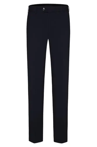 Digel Baukastenhose Per-V blau 25 - Elegante Baukastenhose in Blau, ideal für Business- und Abendmode. Hochwertige Materialzusammensetzung für optimalen Tragekomfort.