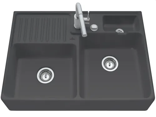 Villeroy & Boch Spülstein Doppelbecken Graphit von Villeroy & Boch