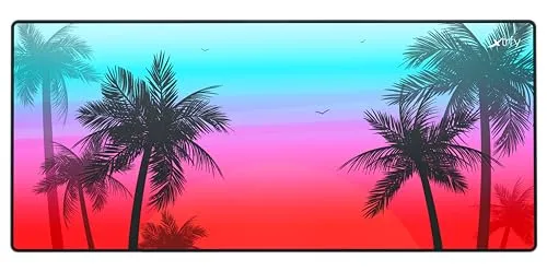 Xtrfy GP5, XL Gaming-Mauspad aus Stoff (920 x 400 x 3 mm), Glattes Speed-Pad für Präzision, Vernähte Kanten, Rutschfest, Maschinenwaschbar, Miami Edition