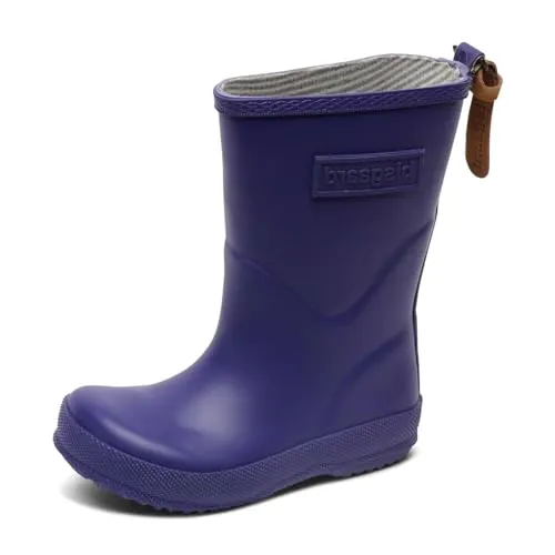 Bisgaard Basic Rubber Gummistiefel in Lila, Größe EU 35 - Gummistiefel für Kinder mit modernem Gummi-Obermaterial und atmungsaktivem Innentextil, ideal für Freizeit und Abenteuer im Freien.