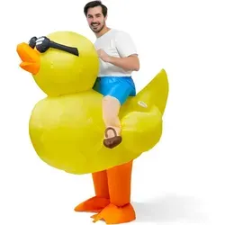 Spooktacular Creations Aufblasbares Halloween-Kostüm – Ente für Erwachsene