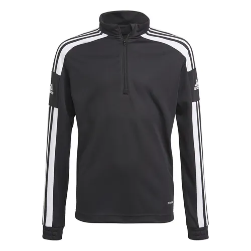 adidas Trainingsjacke Squadra 2 schwarz für Jungen, Größe: 128 - Badmintonbekleidung für Jungen, mit AEROREADY-Technologie für trockenen Komfort und aus recycelten Materialien gefertigt – ideal für Team-Training und um gemeinsam zu glänzen.