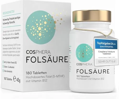 Folsäure Tabletten von Cosphera