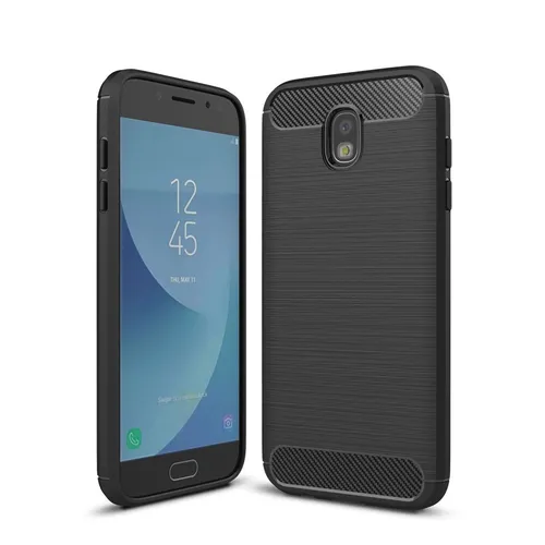 Handyhülle für Samsung Galaxy J5 (2017) Schutzcase Backcover Bumper Etui Schwarz