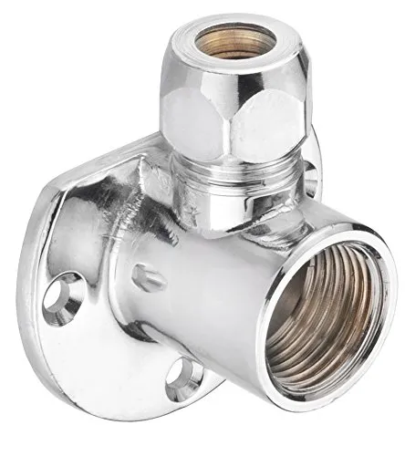 Cornat TEC582614 Wandscheibe 1/2 Zoll x 10 mm, chrom