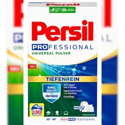 Persil Universal Waschpulver - Professional Line 8,45 kg - Waschmittel für ca. 130 Waschladungen, entfernt hartnäckige Flecken selbst bei 20°C und sorgt für strahlende Reinheit Ihrer Wäsche.