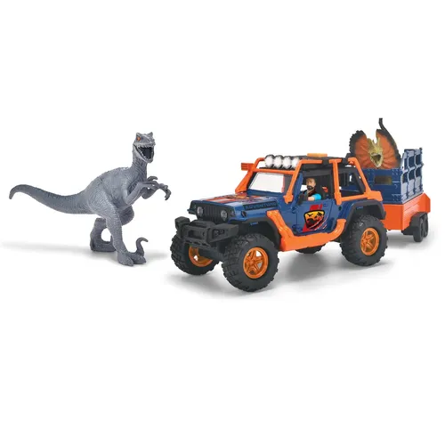Dickie Toys Dino Commander Raptor Spielzeugauto - Action- & Spielfiguren, faszinierendes Dino-Design für spannende Abenteuer und kreative Spielmöglichkeiten.