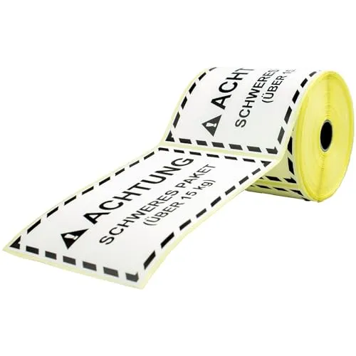 GoodMarkt Schweres Paket Aufkleber | selbstklebende Etiketten