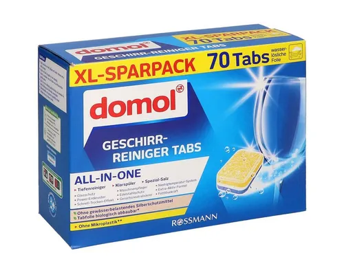 domol Geschirr-Reiniger Tabs All-in-one XL-Sparpack
