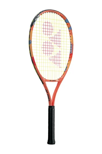 Yonex Junior Tennisschläger 25in für Kinder (9-12 Jahre) - korallrot/orange - Leichter Aluminium-Tennisschläger für Kinder, ideal für Play+Stay Stufen 1 und 2. Perfekte Balance und viel Power für den Einstieg in den Tennis-Sport.