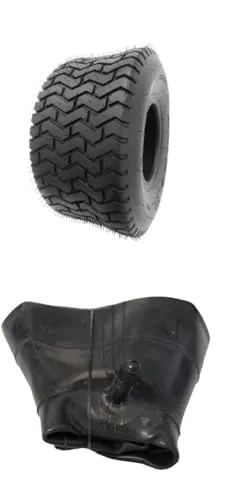 Stk. Schlauch + 1x 18x9.50-8 LG02 Rasenreifen inkl. Schlauch 18x9.5-8 Reifen für Rasentraktor Aufsitzmäher Rasenmäherreifen 18 x 9.50-8 18 x 9.5-8 Stollenprofil Mantel Reifenmantel 1