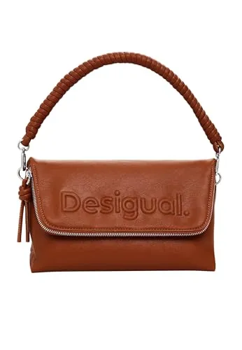 Desigual Venecia 3.0 Across Body Bag - Schultertasche Camel - Damentaschen für Freizeit, verstellbar und stilvoll in Camel, perfekt für jeden Anlass.