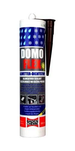 Baden Chemie Dichtstoff Domoflex Allwetterdichtstoff Silikonaltenative, Synthesekautsuck-Basis