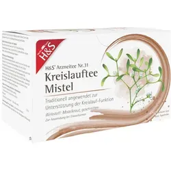 H&S Kreislauftee Mistel Filterbeutel 20X2.0 g
