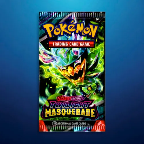 Produktbild Pokémon Scarlet & Violet Twilight Masquerade Booster Pack – Neu & OVP – Englisch