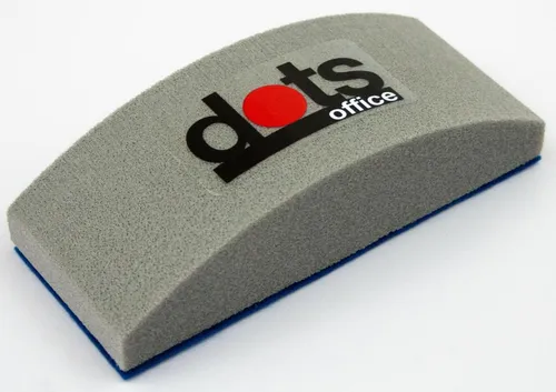 dots Tafellöscher - Magnetischer Tafellöscher aus grauem Kunststoff, ideal für die schnelle und effektive Reinigung Ihrer Schreibtafel
