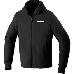 SpiDi Motorradjacke Armor Evo Hoodie in schwarz von SPIDI