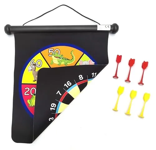 Carromco Magnetische Dartscheibe für Kinder aufrollbar