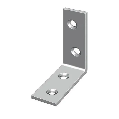 Stk. Hohage Stuhlwinkel L.100mm B.20mm S.2,25mm Fe blau chroma. Winkel 25