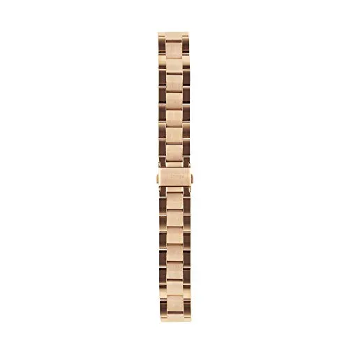 WITHINGS Roségold Metallarmband 18mm - Smartwatch Zubehör, elegantes dreireihiges Gliederarmband aus Edelstahl für einen einzigartigen Stil Ihrer Hybrid Smartwatch.