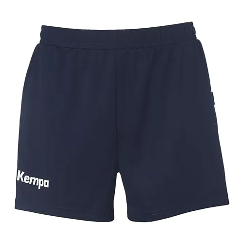 Kempa Damen Performance Shorts, Marine, XS EU - Kurze Sport-Hose für Damen mit Kordelzug, optimaler Passform und atmungsaktivem Material. Ideal für Handball, Volleyball und Fitness. Hergestellt aus 100% recyceltem Polyester für mehr Nachhaltigkeit.
