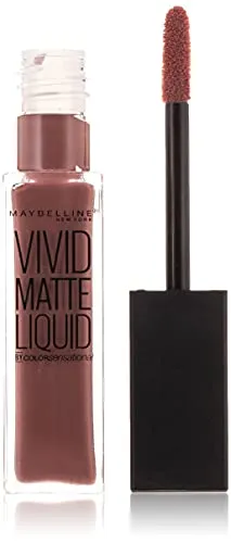 Produktbild Maybelline New York Vivid Matte Liquid Lippenstift 02 Grey Envy, 1er Pack (1 x 8 ml)