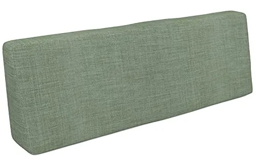 POKAR Palettenkissen Palettenauflagen mit abnehmbarem Bezug Palettenauflage Palettenmöbel Palettensofa, Rückenlehne 120x40, Grün