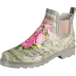 Beck Damen Landlust Gummistiefel, Mehrfarbig, 39 EU - Wanderschuhe für Damen, wasserfest und stylisch, ideal für Regenwetter und Outdoor-Abenteuer.