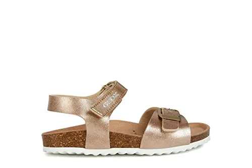 Geox Adriel Girls Sandal in Rose Gold Dark, 27 EU in gold von Geox