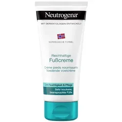 Neutrogena Norwegische Formel Reichhaltige Fußcreme - Intensive Fußpflege mit Glycerin und Menthol für weichere, gepflegte Füße. Ideal zur Bekämpfung von trockener Haut und Rissen.