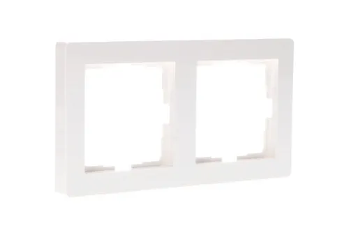 PRO Charge Steckdose 2900142 Abdeckrahmen, 2-fach für USB-Steckdose weiß