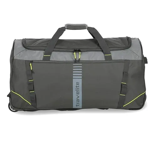 Travelite BASICS ACTIVE Koffer 96281-04, 70cm Anthrazit - Trolley mit 86 L Volumen, leicht und robust, ideal für Reisen und Kurztrips.