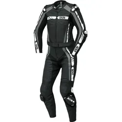 IXS RS-800 1.0 2-Teiler Damen Motorrad Lederkombi - Motorradkombis aus abriebfestem Rindleder mit ergonomischer Passform und atmungsaktivem Coolmax® Futter für optimalen Komfort während der Fahrt.
