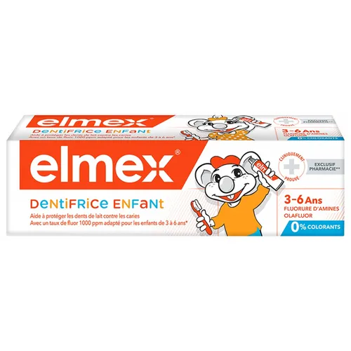 Elmex Kinderzahnpasta wurde speziell entwickelt, um die Milchzähne Ihres Kindes