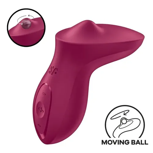 SATISFYER - EXCITERRR Massagegerät AUFLEGBARER KLITORIS FUCHSIA - Gleitgel