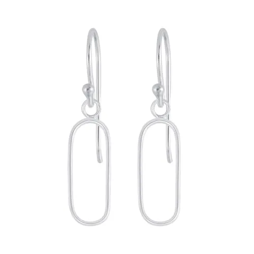Monkimau - Stab Ohrringe, Ohrstecker, Ohrschmuck - aus 925 Sterling Silber - für Damen und Mädchen - handgefertigt, hypoallergen und kleine Geschenkidee