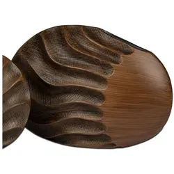 formano Dekovase Holzoptik Braun 28cm von formano