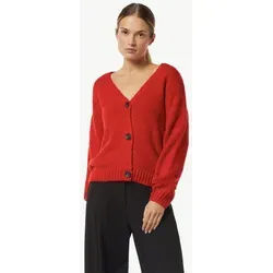comma Cardigan Strickjacke aus Alpakamix in Rot von comma,