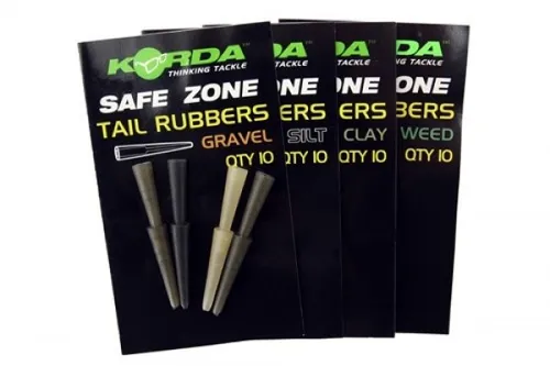 Korda Safe Zone Tail Rubbers - Clay