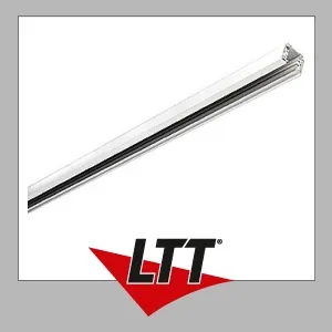 Eutrac 3 Phasen Stromschiene, 4m, weiß