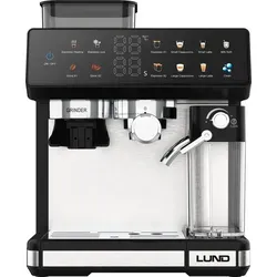 Kaffeevollautomat 1350W mit Milchaufschäumer und Mahlwerk von LUND